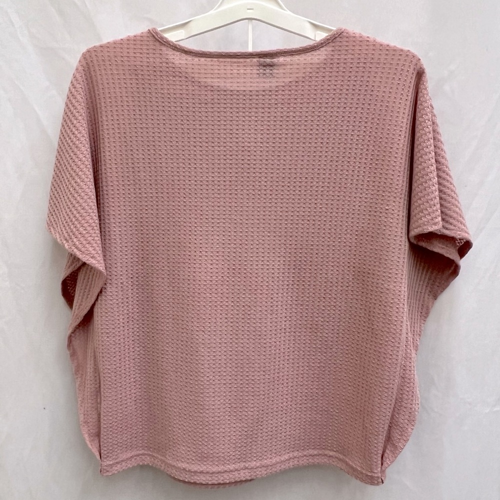 SHEIN Two Piece Blush Pink Waffle Knit Lounge Set Size Small - Picture 3 of 6